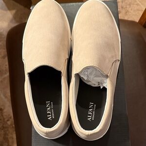 Alfani Men's NWT Beige Slip-On memory foam Loafers